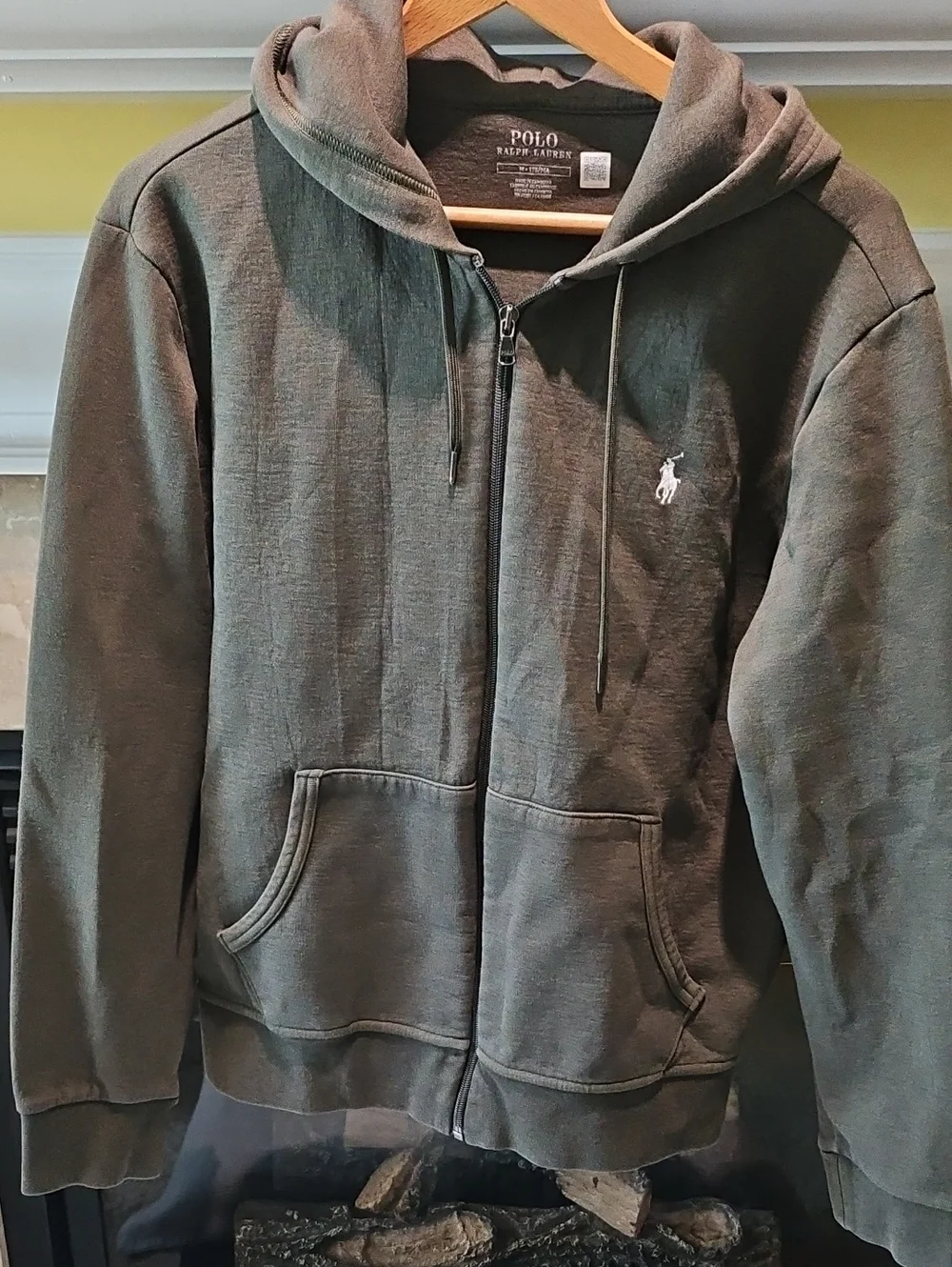 Polo Ralph Lauren Front Zipper Hoodie Size Medium